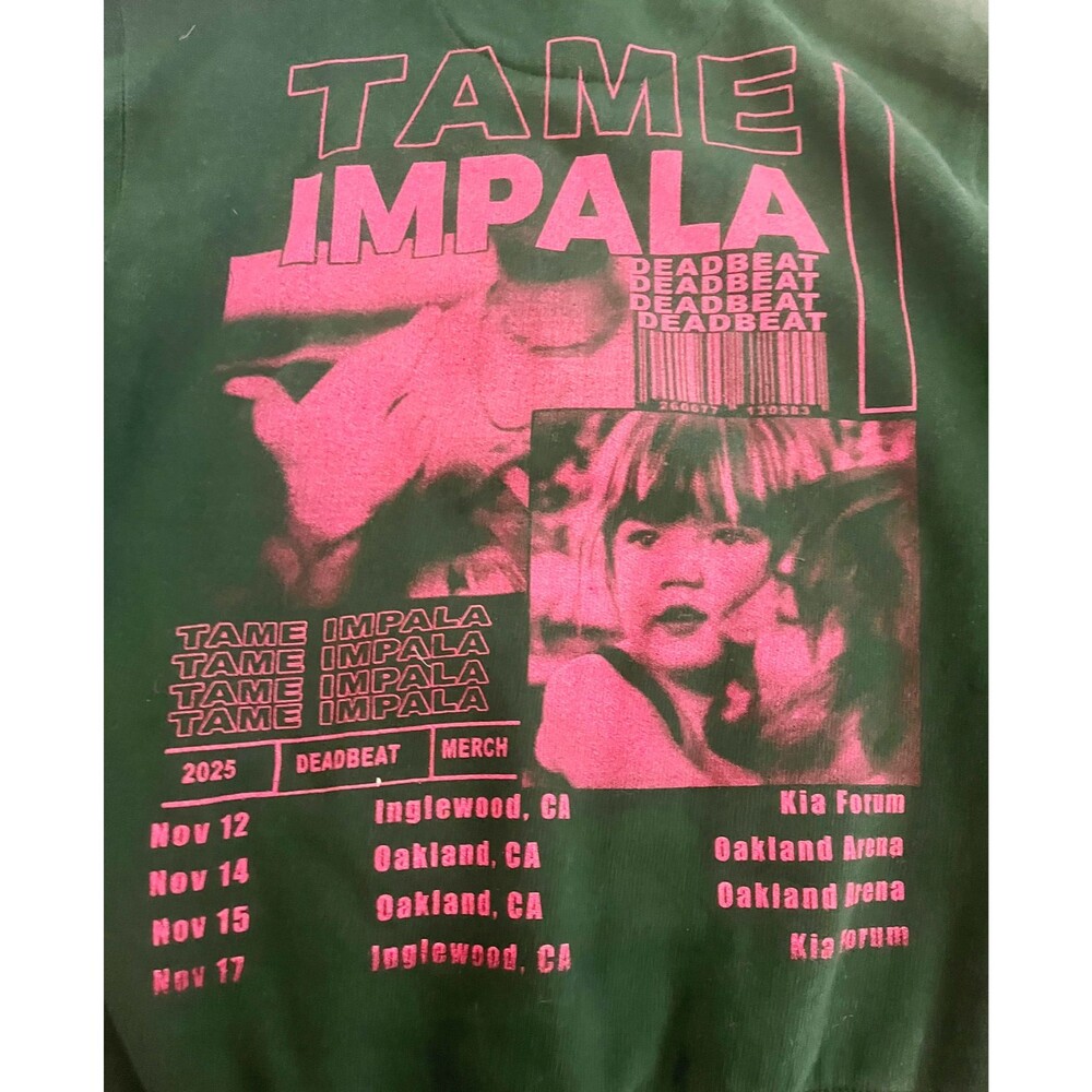 Deadbeat Tame Impala Hoodie 2025 NEW Never Worn S